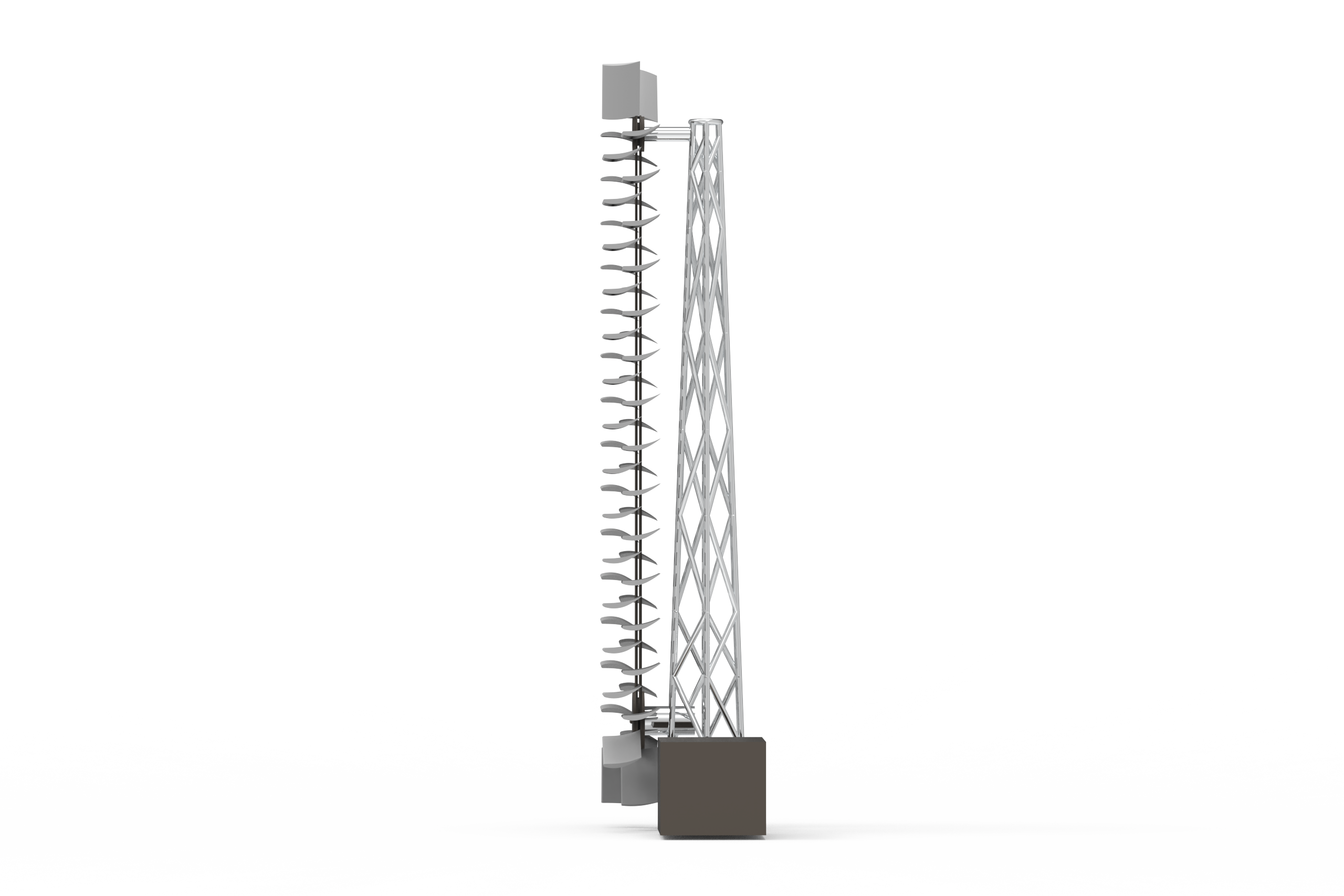 Nahaufnahme des 3D-Wind Device