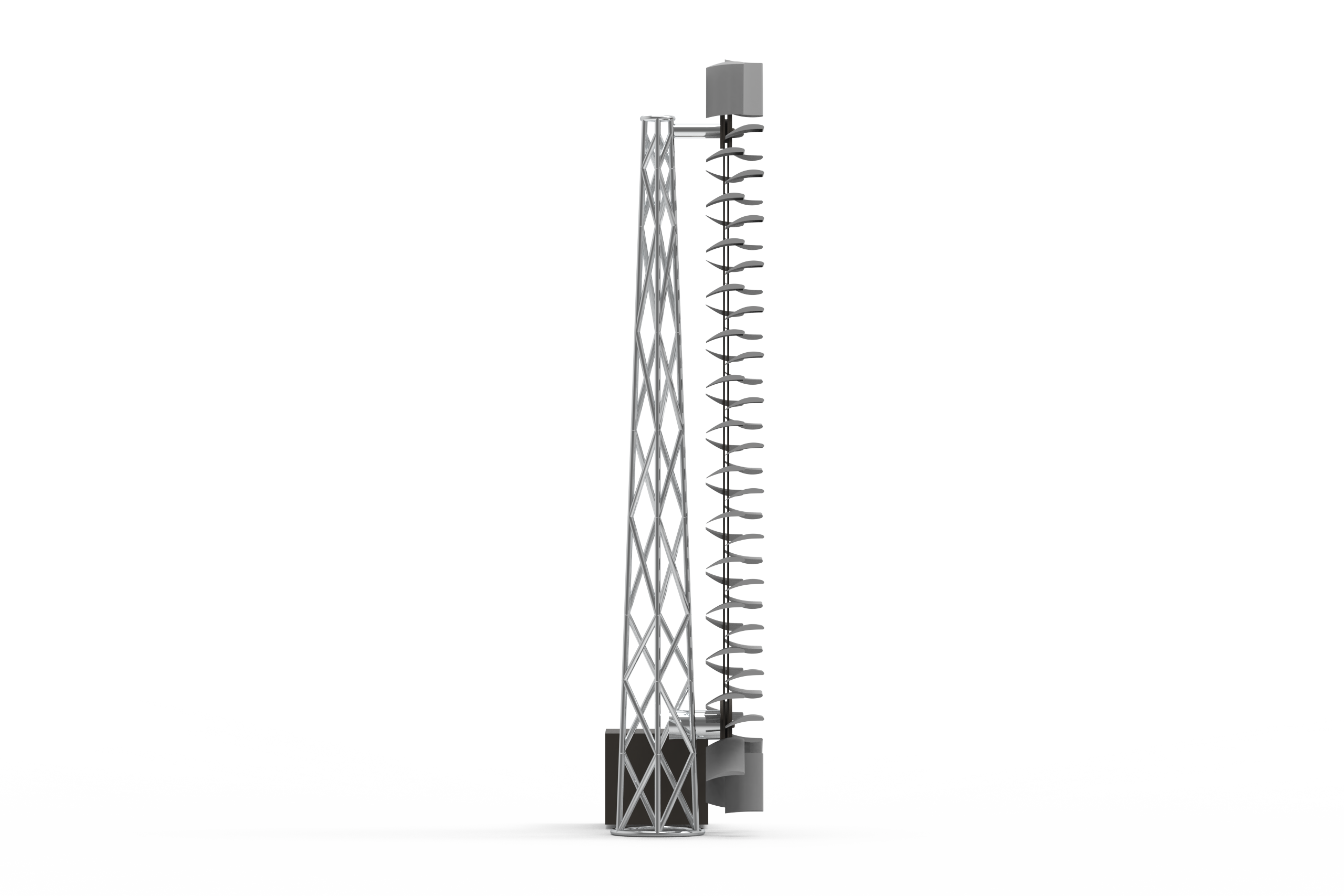 Close-up of 3D Wind Device